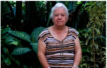 Ella es Ana Rubiela Tamayo, una mujer de 75 años con cáncer y que necesita urgente que la evalúe un oncólogo. FOTO Julio César Herrera. 
