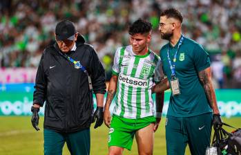 El futbolista Jorman Campuzano ha sido uno de los hombres más importantes de Nacional en 2025. Foto: Manuel Saldarriaga
