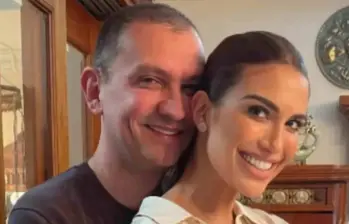 El corrupto Emilio Tapia y su pareja, la representante Saray Robayo. Foto: tomada de redes sociales.
