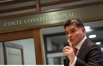 Gregorio Eljach, procurador general pide dar vía libre al decreto de conmoción interior. FOTO: Colprensa