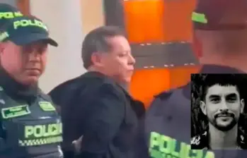 En la imagen principal, el hoy condenado. En la miniatura, Jaime Esteban Rendón Rincón, el funcionario público asesinado en el Oriente antioqueño. FOTOS CORTESÍA.
