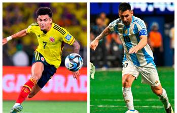Luis Díaz y Lionel Messi son los goleadores de la actual Eliminatoria. FOTOS GETTY