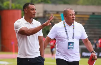 El técnico del DIM, Luis Amaranto Perea. FOTO MANUEL SALDARRIAGA