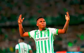 Alfredo Morelos le dio el triunfo a Nacional sobre el América. FOTO CAMILO SUÁREZ