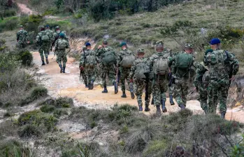 La operación militar se desarrolla aproximadamente desde las once de la mañana de este jueves. FOTO: CORTESÍA EJÉRCITO