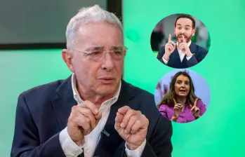 El expresidente Álvaro Uribe Vélez ha manifestado en varias ocasiones que, en caso de que Paloma Valencia no llegue a segunda vuelta, apoyaría a Abelardo de la Espriella. Fotos: Juan Antonio Sánchez y Manuel Saldarriaga