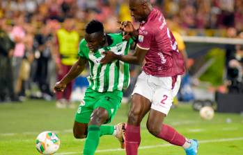 Kevin Viveros fue quien inició la jugada del gol de Nacional en la ida de la final. Hasta el momento, suma tres goles en el clausura. FOTO Colprensa 