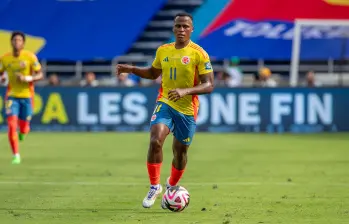 El futbolista chocoano Jhon Arias suma cuatro goles en 35 encuentros disputados con la Selección Colombia. Foto: Juan Antonio Sánchez