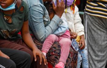 En el año 2021 el número de niños, niñas y adolescentes que cruzaron el Tapón del Darién alcanzó los 29.000 y se elevó a 40.000 en 2022. FOTO: Manuel Saldarriaga