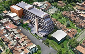 Así quedará el colegio de El Diamante, aunque el diseño puede tener cambios en el proceso. FOTO ALCALDIA