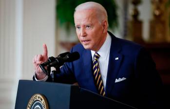 Joe Biden habla esta noche ante el Congreso en Washington D. C. FOTO: Colprensa