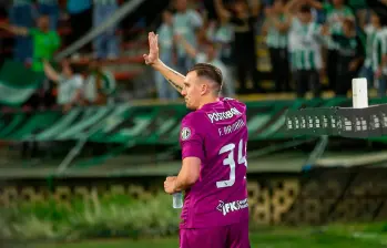 Franco Armani, el arquero más ganador en la historia de Nacional. FOTO: Camilo Suárez
