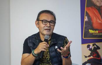 “Latinoamérica encontró en Dragon Ball un mensaje de esperanza y lucha constante”, dijo Mario Castañeda en Comic Con Medellín 2024. FOTO Camilo Suárez