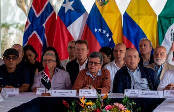 Actualmente, las partes adelantan su quinto ciclo de diálogos. Las negociaciones se han desarrollado en en Venezuela, México y Cuba. FOTO AFP