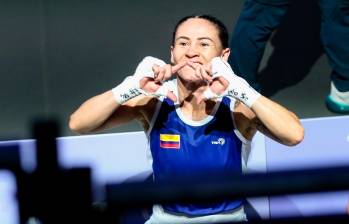 Yeni Arias se convirtió en la tercera boxeadora de Colombia con lograr victoria en los Juegos Olímpicos de París. FOTO CORTESIA COC