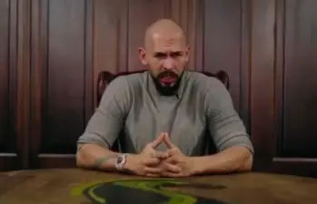 Andrew Tate tiene más de 10 millones de seguidores en la red social X. IMAGEN TOMADA DE VIDEO.