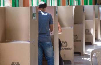 Para las elecciones del 29 de octubre se habilitaron 239 puntos de votación en Medellín, según la Personería. FOTO EL COLOMBIANO
