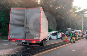 En esta parte plana de la autopista entre Medellín y Bogotá se han presentado varios accidentes. FOTO ILUSTRACIÓN CORTESÍA