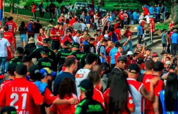 Esta vez la localía en el clásico es para el Independiente Medellín. FOTO CAMILO SUÁREZ
