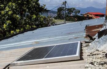 Cada casa del corregimiento tiene su propio panel solar. Imagen ilustrativa. Foto: Julio César Herrera Echeverri