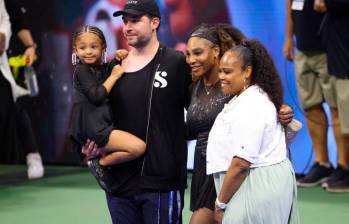 Serena Williams comparte con su familia luego de despedirse oficialmente del tenis profesional. FOTO: Getty 