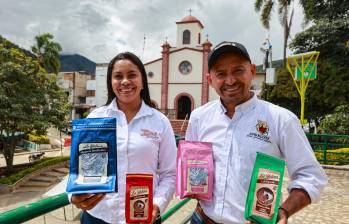 Elkin pasó de tener 500 árboles de café a manejar volúmenes de 140.000 kilos. La resiliencia ha sido el sello de esta empresa y organización. FOTO MANUEL SALDARRIAGA
