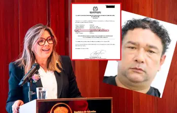 La fiscal General, Luz Adriana Camargo, le suspendió la orden de captura a “el Montañero” con una identidad que no existe. FOTOS: CORTESÍA.