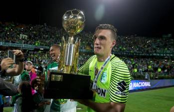El arquero Franco Armani fue importante en los triunfos internacionales de Nacional en la década pasada. Foto: Juan Antonio Sánchez