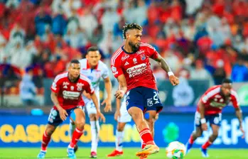 El chocoano Léyser Chaverra es uno de los capitanes del Medellín. El futbolista, que por lo general cumple la labor de central por derecha en la línea de tres, anotó contra Millonarios en el Apertura. FOTO Camilo Súarez