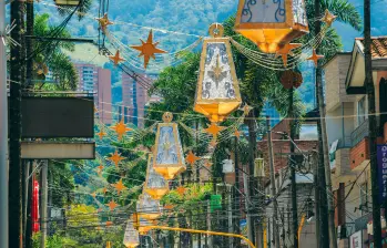 Envigado será, como cada año, el que le dé la apertura a los alumbrados navideños en 2025. FOTO CAMILO SUÁREZ