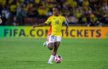 La colombiana Linda Caicedo hace parte del once ideal del fútbol femenino mundial. FOTO: Juan Antonio Sánchez