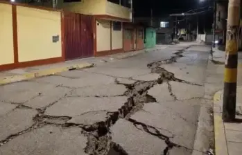 Terremoto en Perú. Foto: X Pablo Ramos Rivas @pabloramosrivas