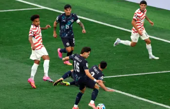 El paraguayo Damián Bobadilla anotó, en el duelo entre su equipo y Estados Unidos, disputado el segundo día de la Copa del Mundo, el primer gol en contra en Norteamérica 2026. Fue en Los Ángeles. FOTO getty