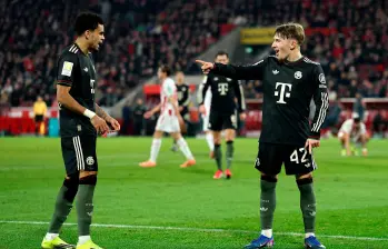 El futbolista colombiano Luis Díaz suma 9 asistencias con el cuadro alemán. Foto: AFP