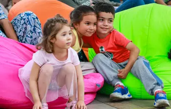 Los más pequeños fueron los protagonistas de las jornadas pedagógicas y lúdicas que se realizaron este fin de semana. FOTO manuel saldarriaga