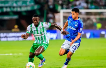 El clásico entre Atlético Nacional y Millonarios será protagonista en la fecha 13 de la Liga BetPlay. Foto: Camilo Suárez/EL COLOMBIANO. 