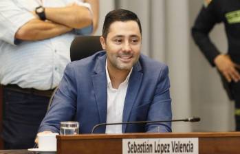 Sebastian López fue elegido como el nuevo presidente del concejo de Medellín. FOTO: Cortesía Concejo de Medellín