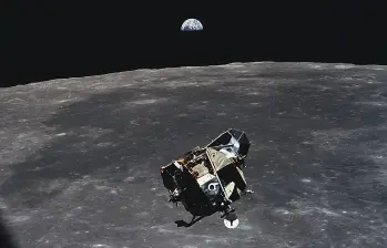El cohete fue lanzado en enero de 2025 para transportar los módulos Blue Ghost y Resilience. FOTO: Nasa