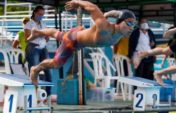 El nadador Carlos Daniel Serrano es una de las figuras de la serie mundial de paranatación en México. FOTO manuel saldarriaga