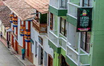 En Jericó y Támesis, buena parte de la población ha manifestado abiertamente su rechazo al proyecto Quebradona en medio de dos décadas de tensiones. FOTO: JUAN ANTONIO SÁNCHEZ