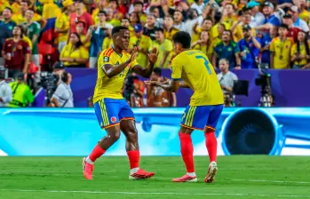 El futbolista chocoano Jhon Arias suma siete celebraciones con la Selección Colombia. Fue su primer tanto en este Mundial. FOTO: Juan Antonio Sánchez