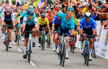 El ciclista británico Mark Cavendish ganó la cuarta etapa del Tour Colombia. FOTO Fedeciclismo 