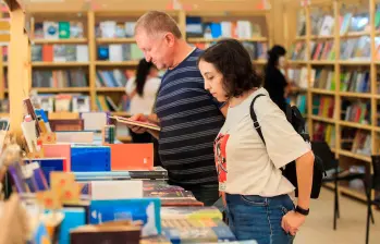 En 2025, la venta de libros en la Fiesta superó los 10.000 millones de pesos. FOTO Camilo Suárez