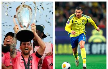 Lionel Messi y Cristiano Ronaldo siguieron batiendo récords en 2025 y se preparan para su último Mundial. FOTOS GETTY