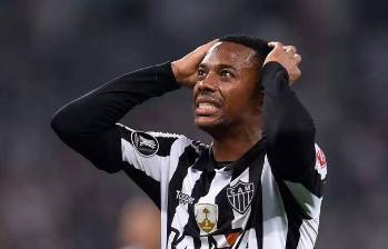 Robinho cumplirá su sentencia en Brasil. FOTO AFP