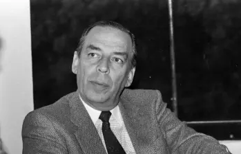 Álvaro Gómez Hurtado fue un abogado, periodista, diplomático e intelectual. Fue asesinado el 2 de noviembre de 1995 en Bogotá al salir de la Universidad Sergio Arboleda. Foto: Archivo EL COLOMBIANO