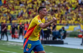 James Rodríguez cerró un gran año con la Selección Colombia, pero está gestionando cuál será su futuro en los clubes. FOTO : Juan Antonio Sánchez