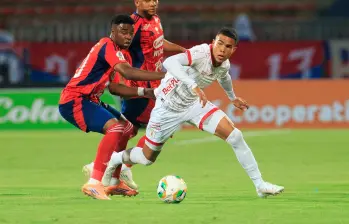 Diego Moreno hace parte de la nómina titular que Alejandro Restrepo decidió para enfrentar a América en el Atanasio Girardot. FOTO: Camilo Suárez