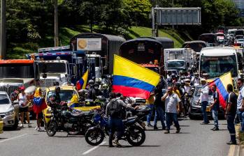 La Asociación de Camioneros de Colombia, que encabeza Alfonso Medrano, advirtió que podría haber otro paro camionero en Colombia si se aumenta el precio de los combustibles. FOTO Julio Cesar Herrera 