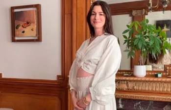 Hathaway compartió la noticia de su embarazo con sus más de 42 millones de seguidores. FOTO: Captura de pantalla